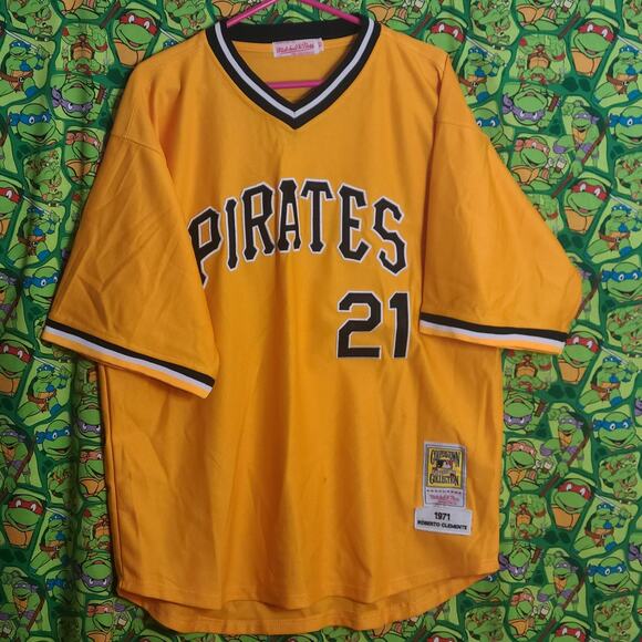 Roberto Clemente Jersey Pirates Jersey Mitchell And Ness